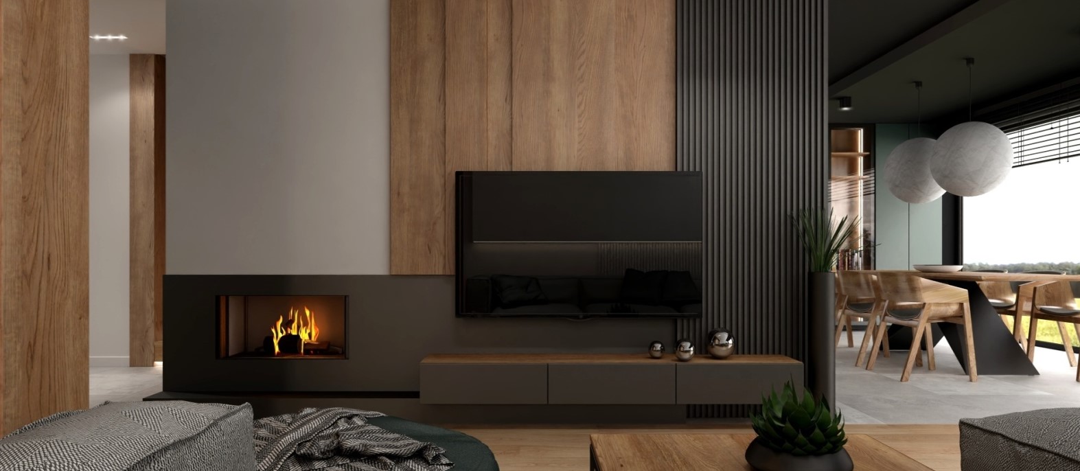 Séjour chaleureux PRO100 3D